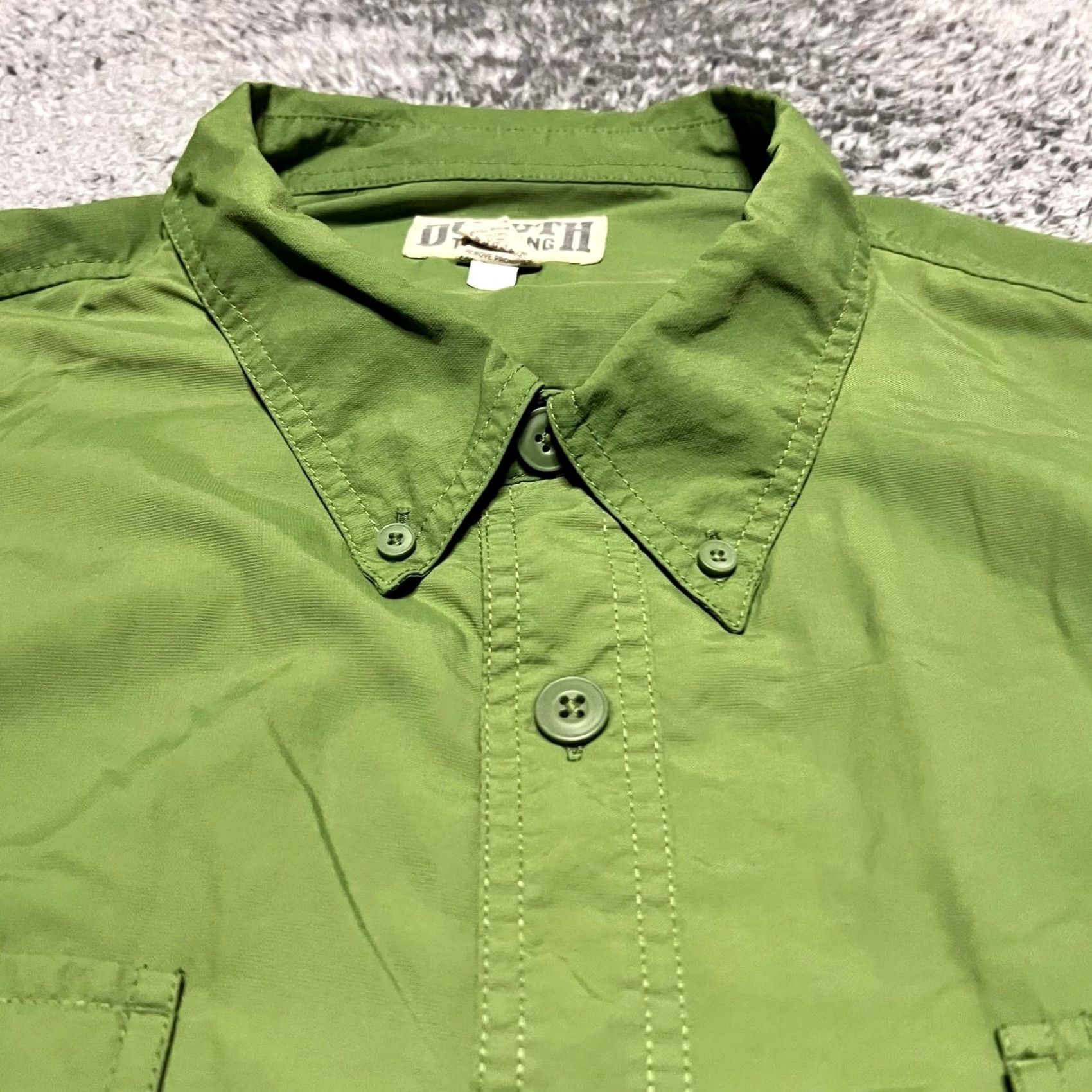 Duluth Trading Company Duluth Armachillo Shirt Mens 3XL Green Short Sleeve Button Down Nylon Outdoors Mens Size US XXL / EU 58 / 5 - 3 Thumbnail