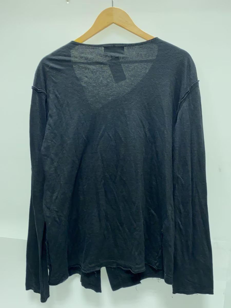 Y's × Yohji Yamamoto Asymmetrical Exposed Seam Linen Zip Knit