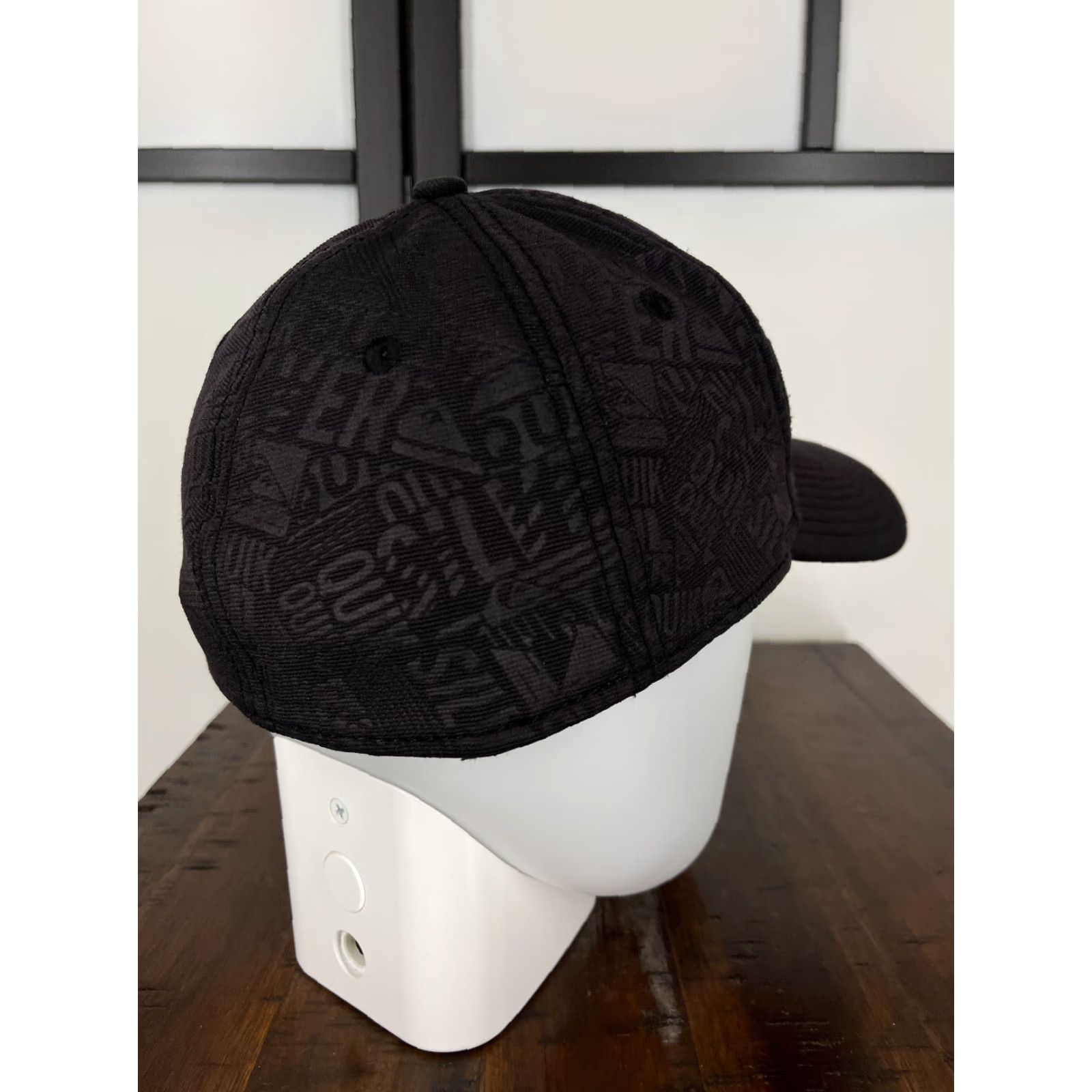 Quiksilver VINTAGE Quiksilver Hat Cap Snap Back Adult One Size Black New Era 39thirty Skate Surf 90s Mens Size ONE SIZE - 7 Thumbnail