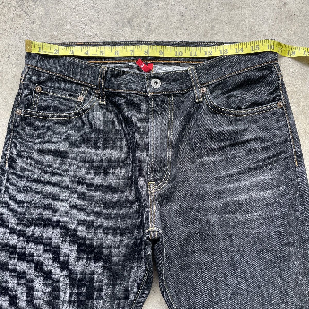 Japanese Brand W33x28.5💥 Vintage Japanese Brand Black Jeans Pants Denim Size US 33 - 6 Thumbnail