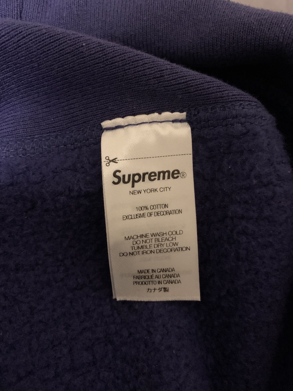 Supreme Box Logo Indigo/Mid blue/purple Size US XL / EU 56 / 4 - 9 Thumbnail