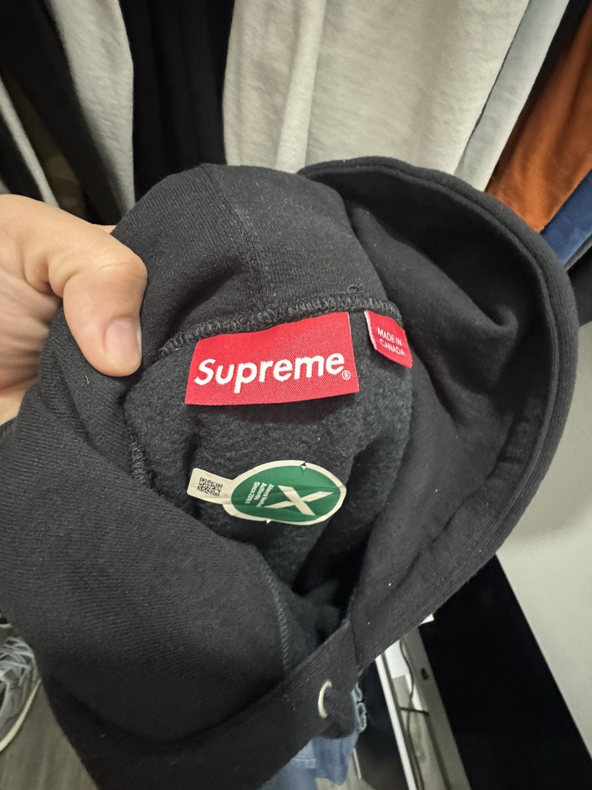 Supreme Supreme Bling Box Logo Hooded Sweatshirt Size US XL / EU 56 / 4 - 2 Thumbnail
