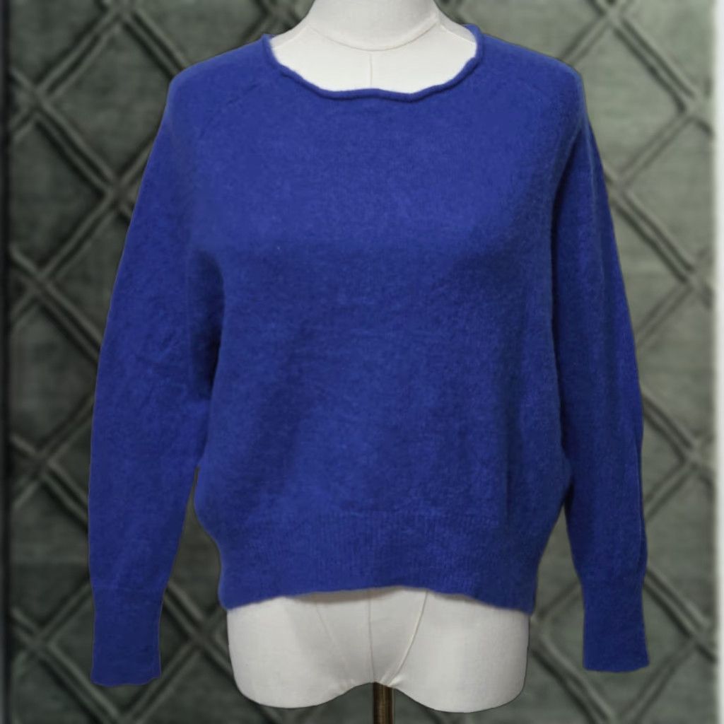 Quince Quince Sweater Womens Small Blue 100% Cashmere Crewneck Pullover Soft Knit Size S / US 4 / IT 40 - 1 Thumbnail