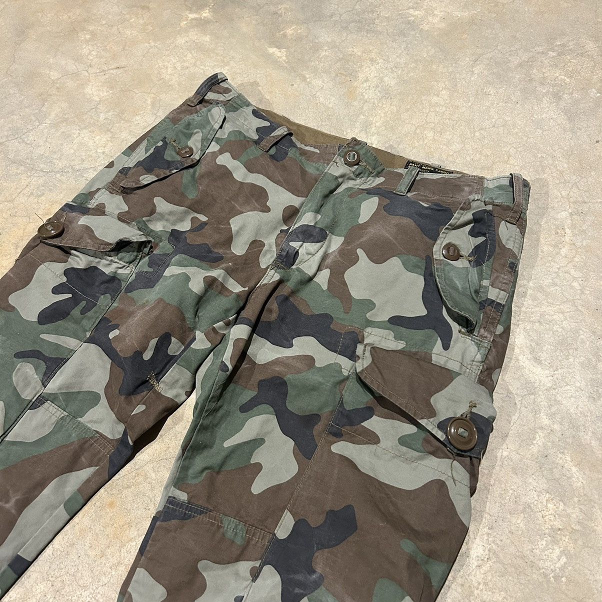 Polo Ralph Lauren × Vintage Vintage Polo Ralph Lauren Utility Military Camo Cargo Pants Size US 32 / EU 48 - 4 Thumbnail
