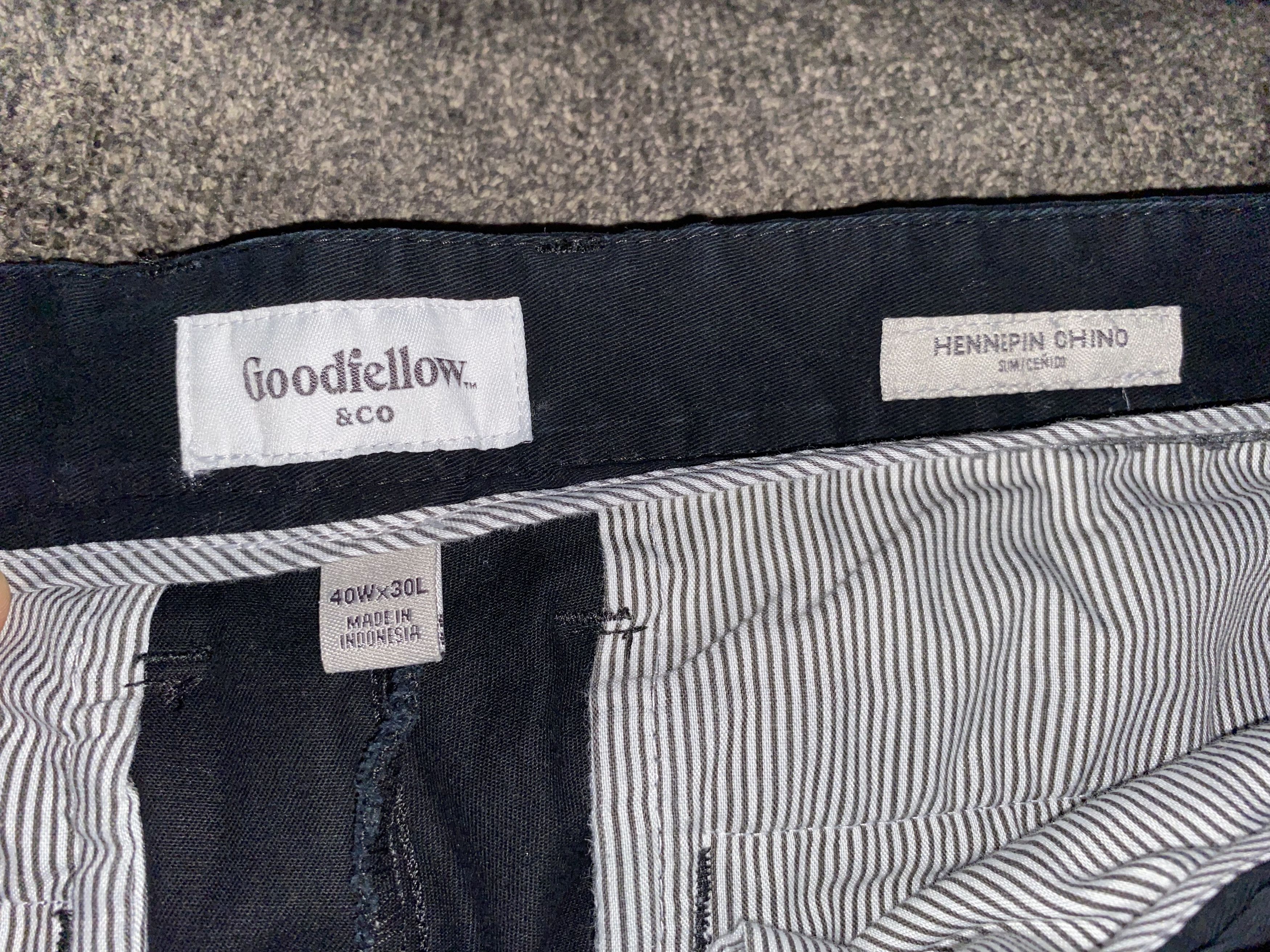 Target Basics GoodFellow & Co good fellow company Chino Pants Khaki BLK 40 Size US 40 / EU 56 - 6 Thumbnail