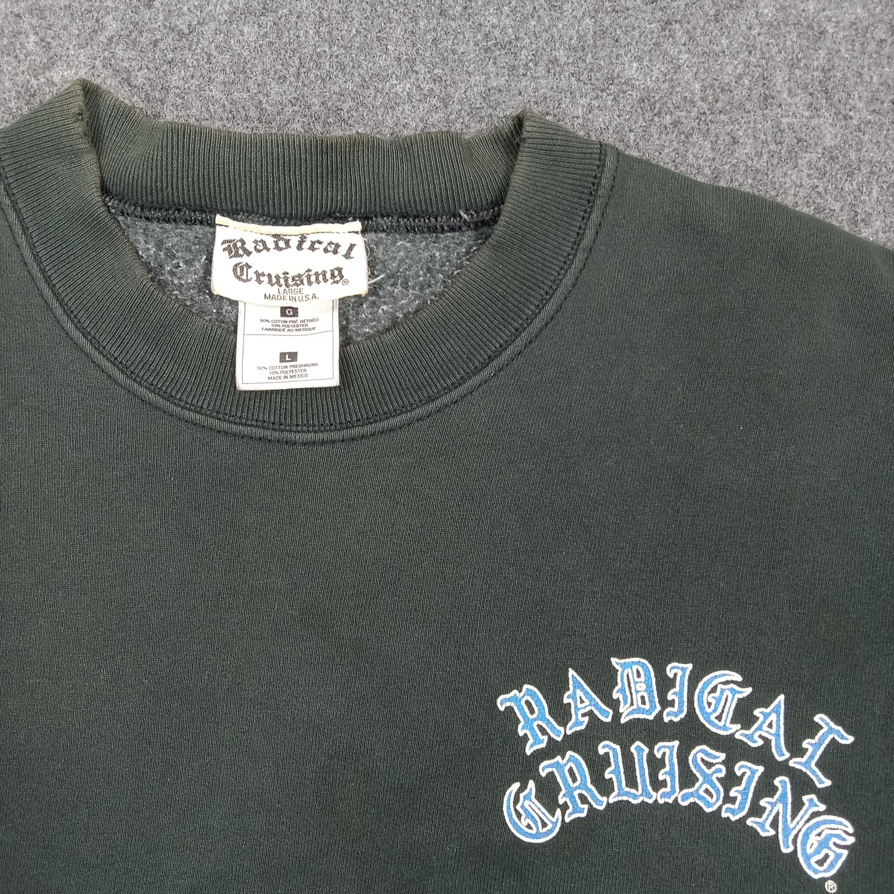 Vintage 90's Radical Cruising Lowrider Sweatshirt C289N15 Size US M / EU 48-50 / 2 - 4 Thumbnail