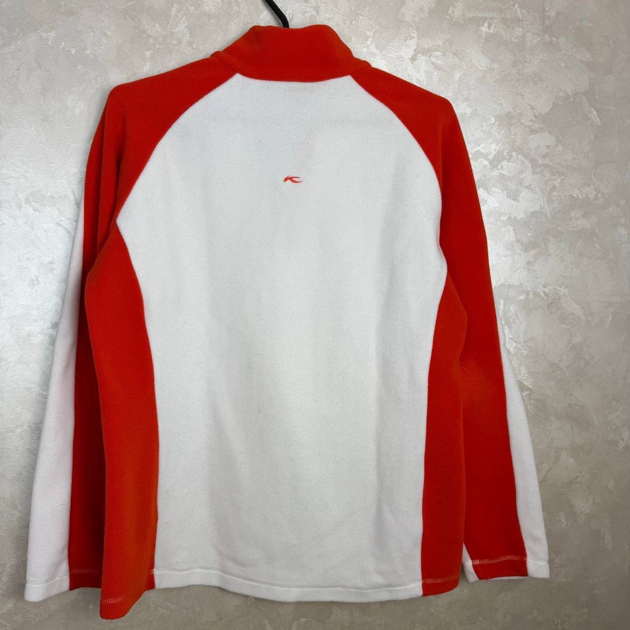 KJUS KJUS Half Zip Fleece Pullover White Red Colorblock Size 44 Size US S / EU 44-46 / 1 - 7 Thumbnail