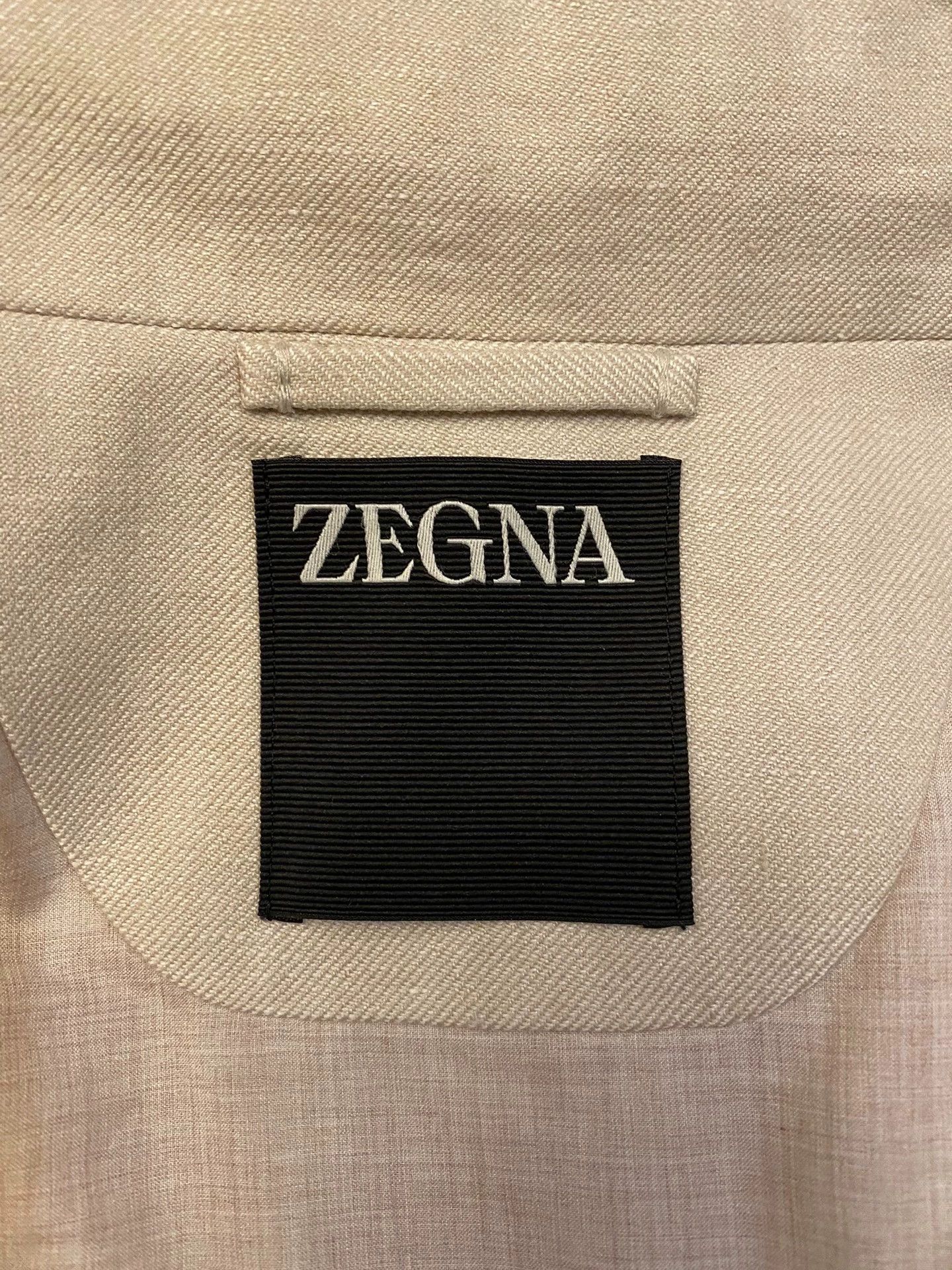Ermenegildo Zegna ZEGNA Traveler 4-Pocket Linen-Wool Italian Jacket Size US M / EU 48-50 / 2 - 8 Thumbnail