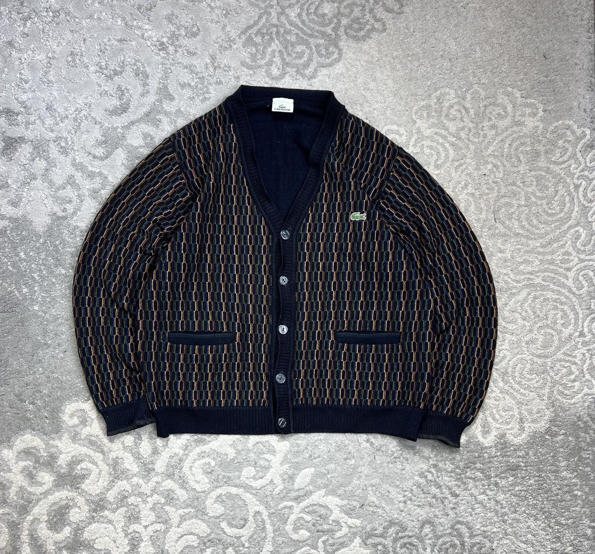 Lacoste Unique Lacoste Small Logo Cardigan Size US XL / EU 56 / 4 - 1 Thumbnail