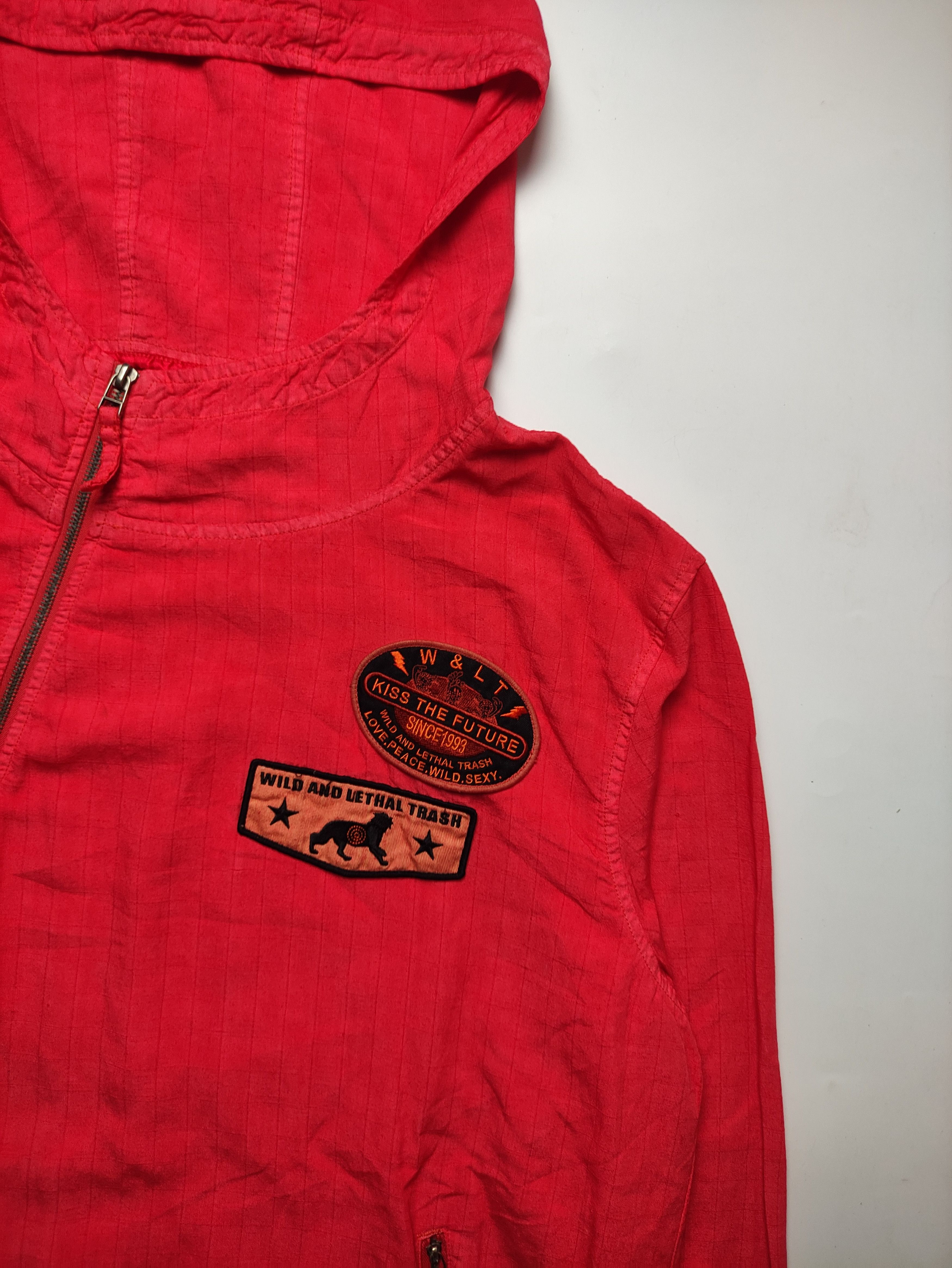 W&LT WALTER VAN BEIRENDONCK - W&LT - PATCHES DYED HOODED JAKCET Size US M / EU 48-50 / 2 - 4 Thumbnail