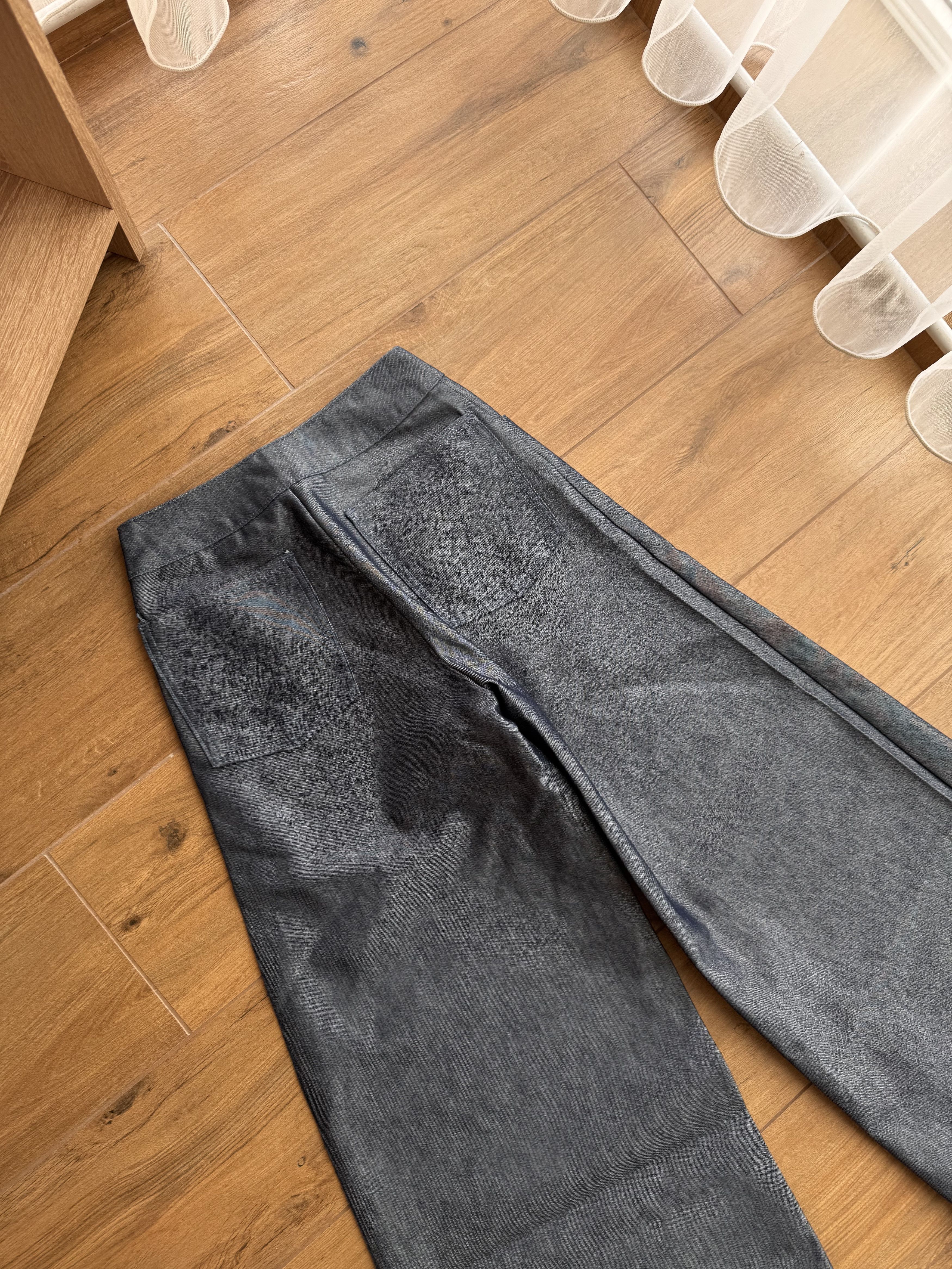 Japanese Brand × Vintage Vintage Auruze for Beau Baker 90s Skate Wide Leg Denim Jeans Size US 26 / EU 42 - 9 Thumbnail