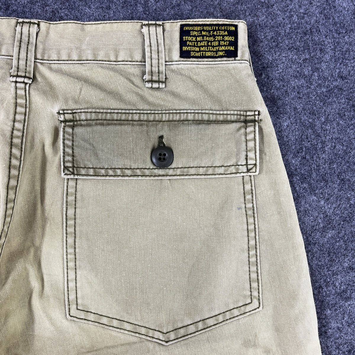 Schott Vintage Schott NYC military cargo pants C002 Size US 30 / EU 46 - 14 Thumbnail