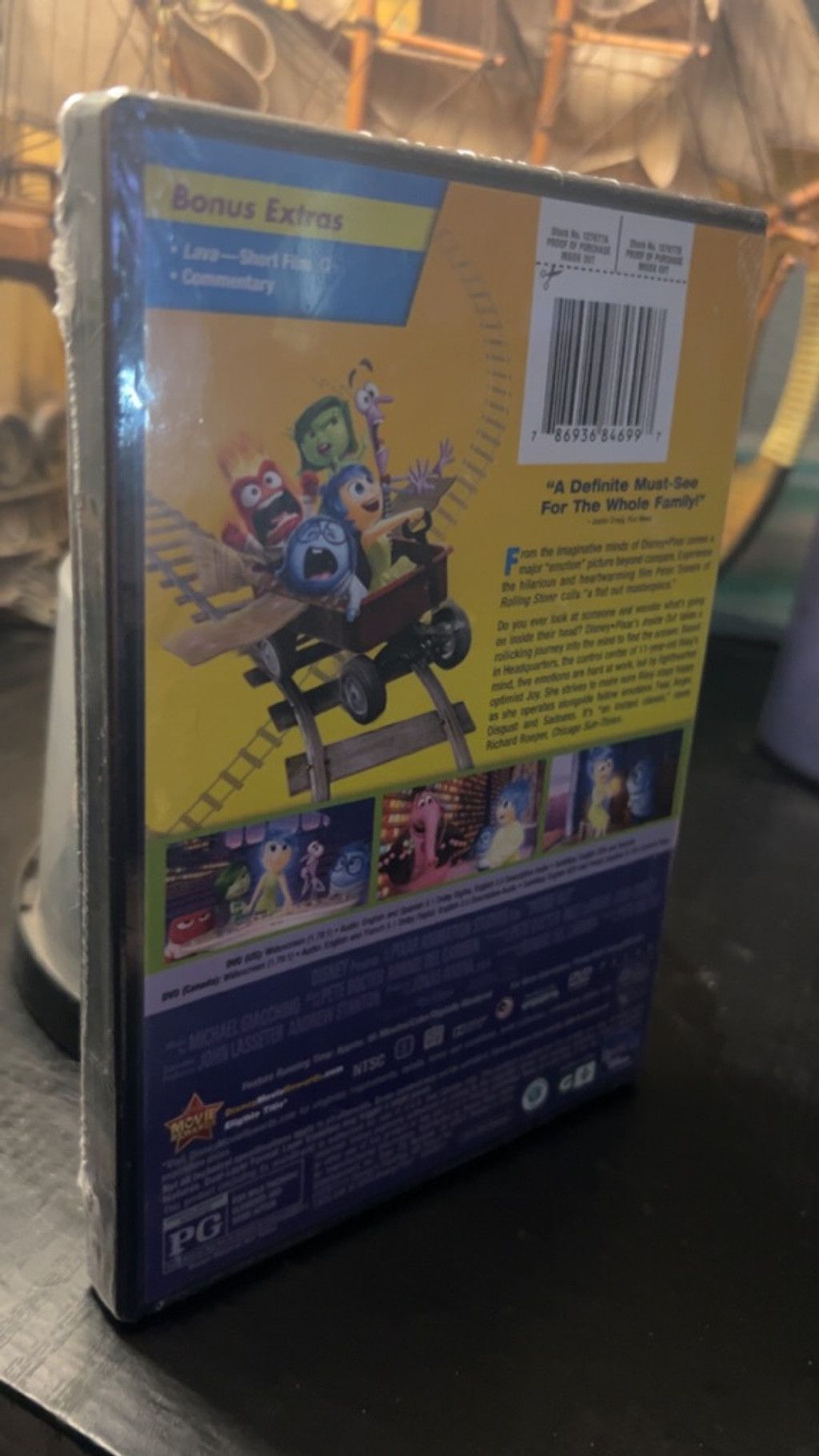 Other Unisex Disney Pixar Inside Out DVD One Size Multicolor Size US S / EU 44-46 / 1 - 2 Thumbnail