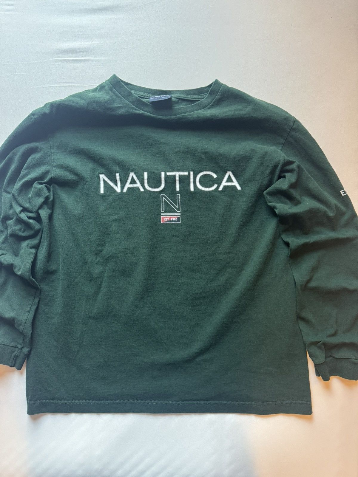 Nautica Vintage Nautica Long Sleeve T Shirt Size US M / EU 48-50 / 2 - 1 Thumbnail