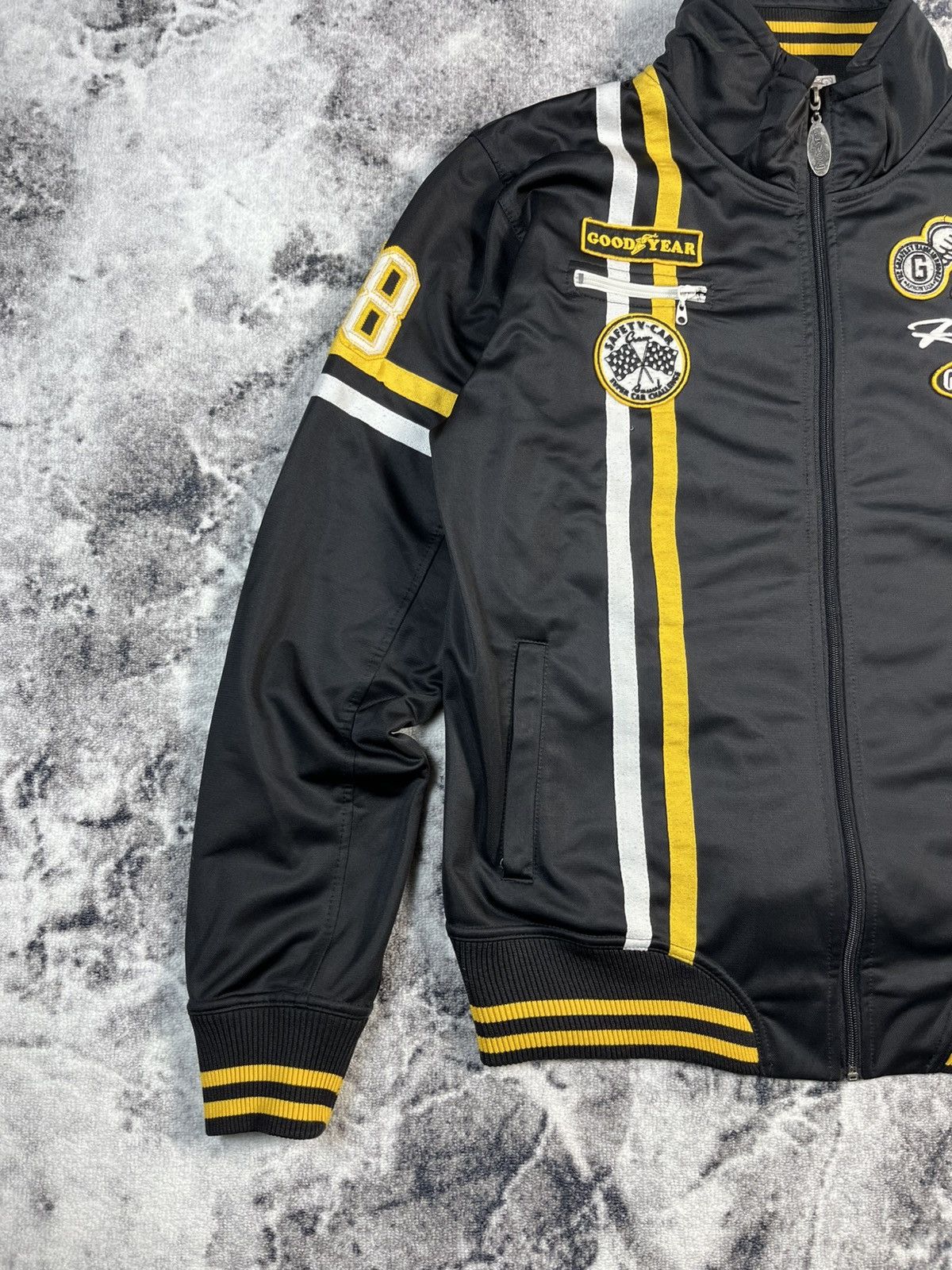 Other Goodyear Racing Jacket Black Yellow Motorsport Y2K Size US XXL / EU 58 / 5 - 3 Thumbnail