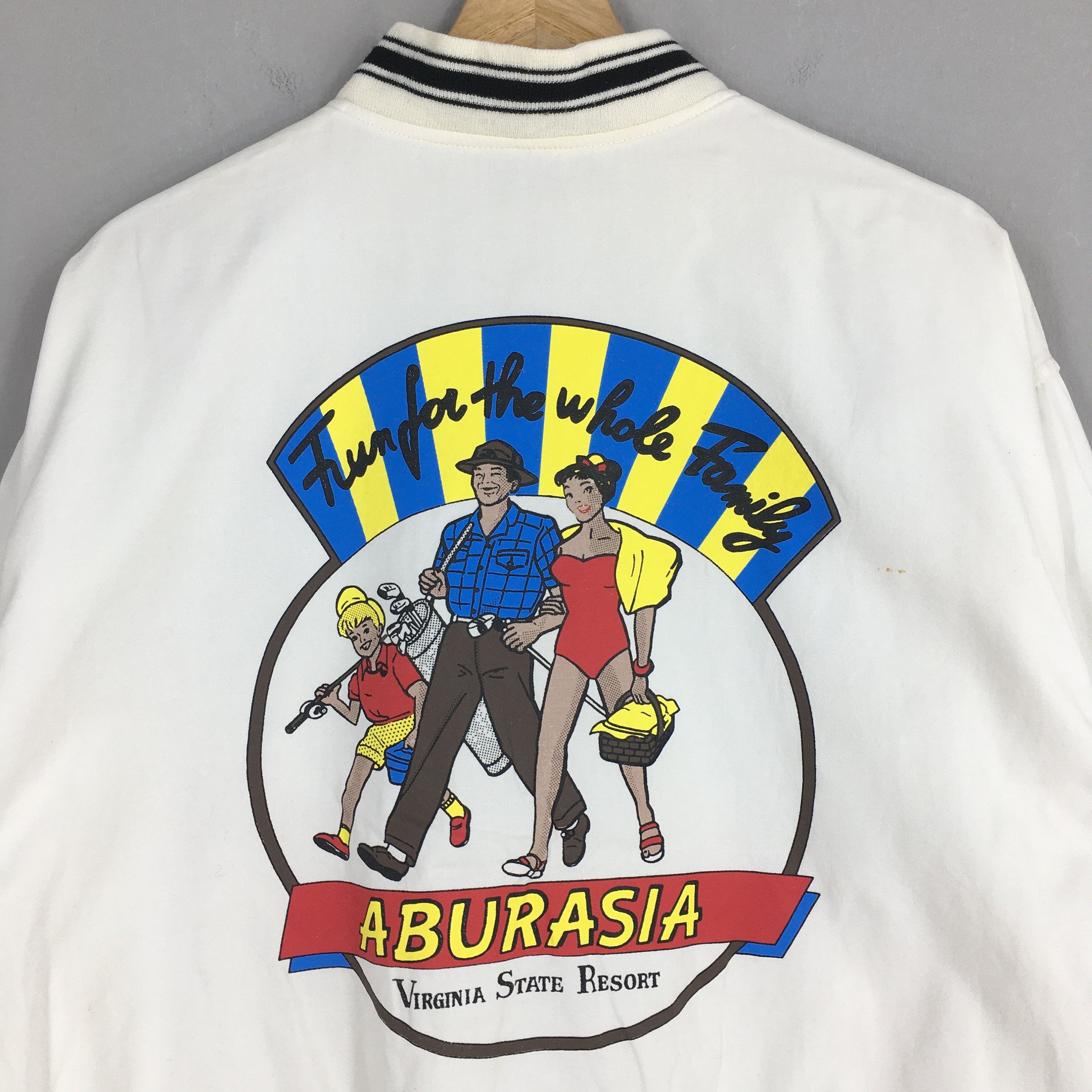 Vintage Vintage Virginia State Resort White Light Jacket XLarge Size US XL / EU 56 / 4 - 2 Thumbnail