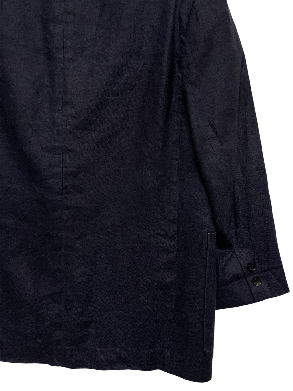 Comme des Garcons Vintage 80s COMME des GARÇONS Hemps Blazzer Size 44S - 6 Thumbnail
