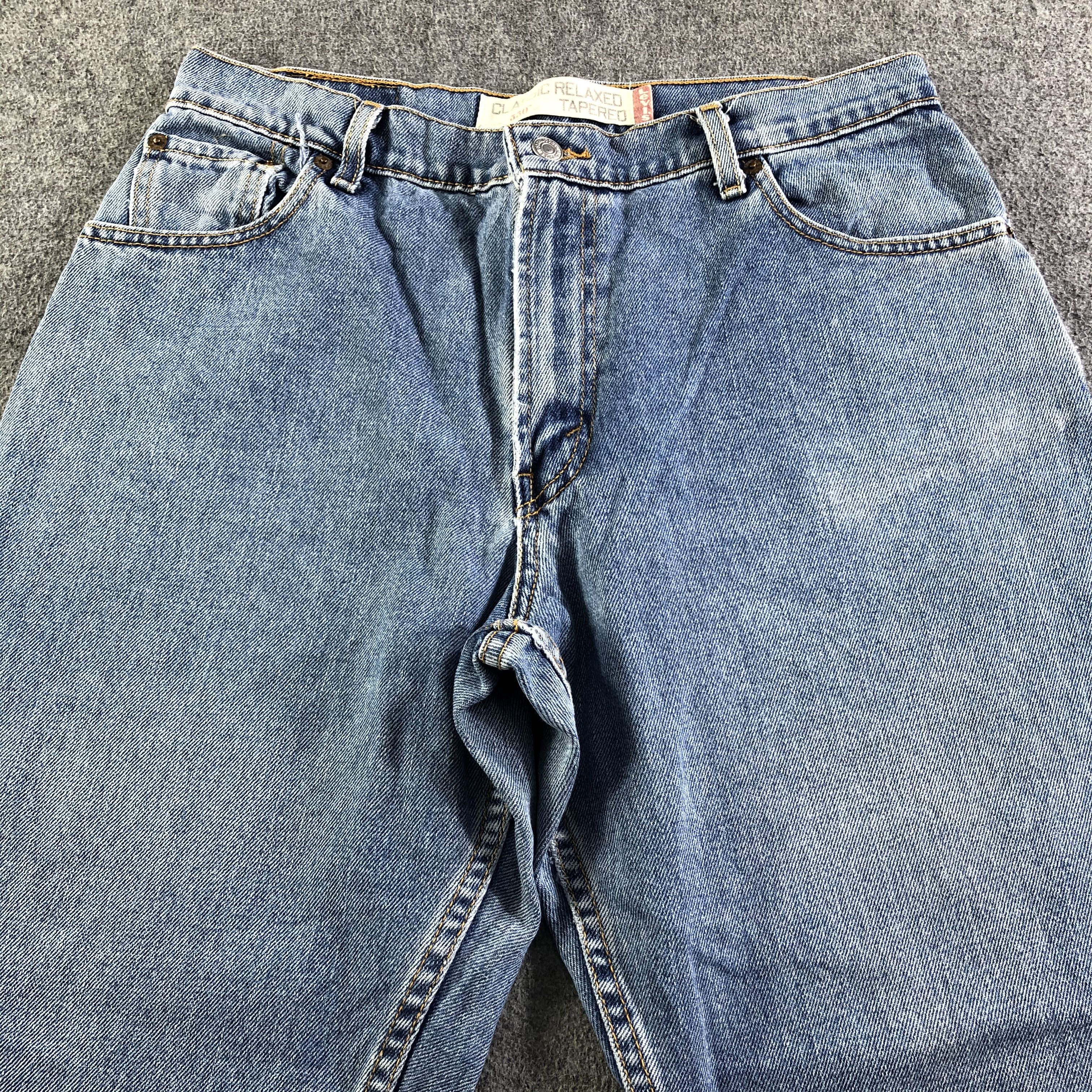 Levi's Vintage Blue Wash Levis 550 Jeans-J3470 Size US 33 - 3 Thumbnail