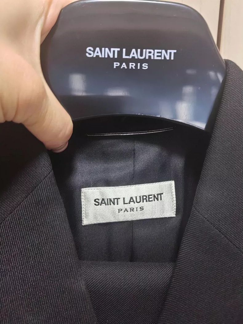 Saint Laurent Paris Saint Laurent Paris Smoking blazer 2505-Nextarrow Size 48R - 3 Thumbnail