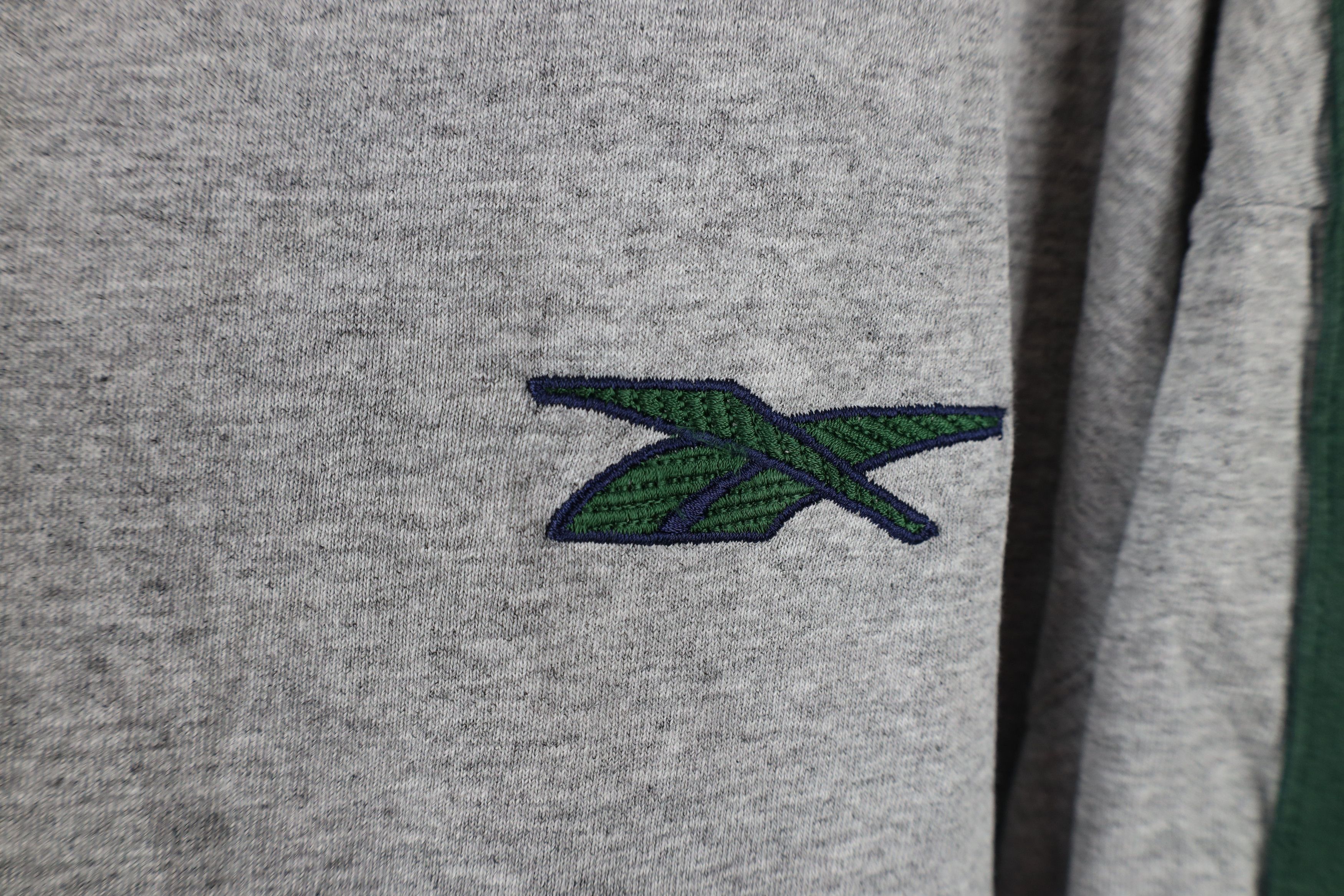 Reebok × Vintage Vintage 90s Reebok Logo Mock Neck Long Sleeve T-Shirt Size US XXL / EU 58 / 5 - 4 Thumbnail