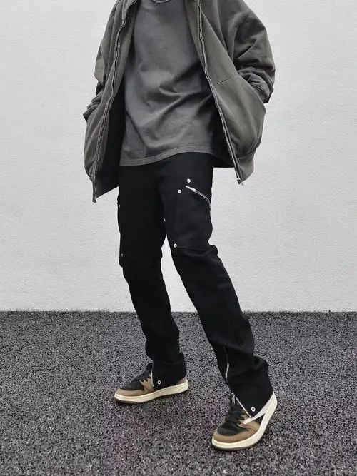 Vintage Cargo Flare Pants Size US 30 / EU 46 - 1 Thumbnail