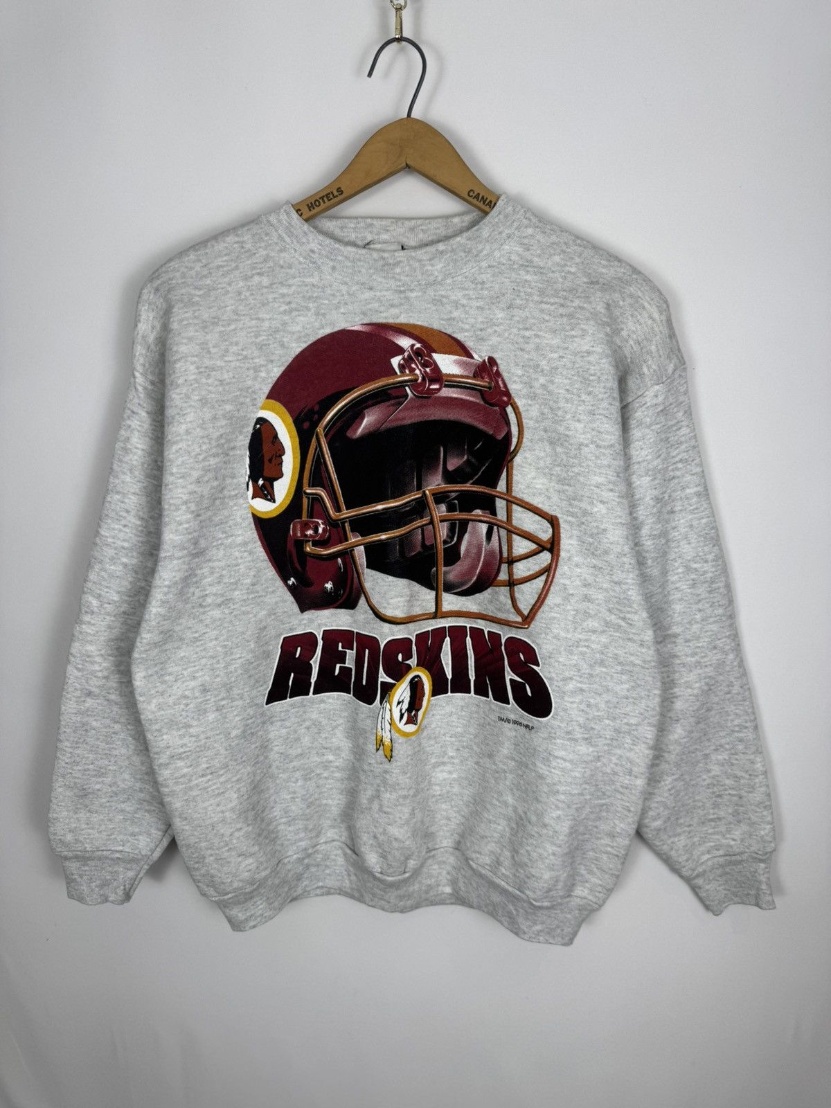 Vintage Vintage 1990s Washington Redskins Sweatshirt Size US M / EU 48-50 / 2 - 2 Thumbnail