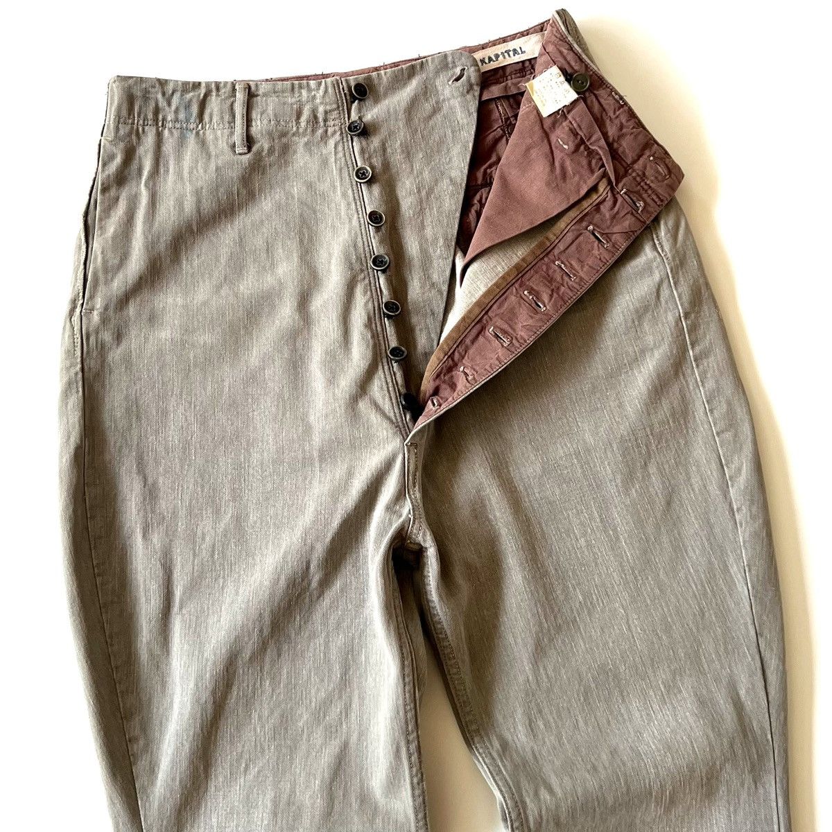 Kapital Kapital Multi Button Fly Pants 🇯🇵 Size US 31 - 3 Thumbnail