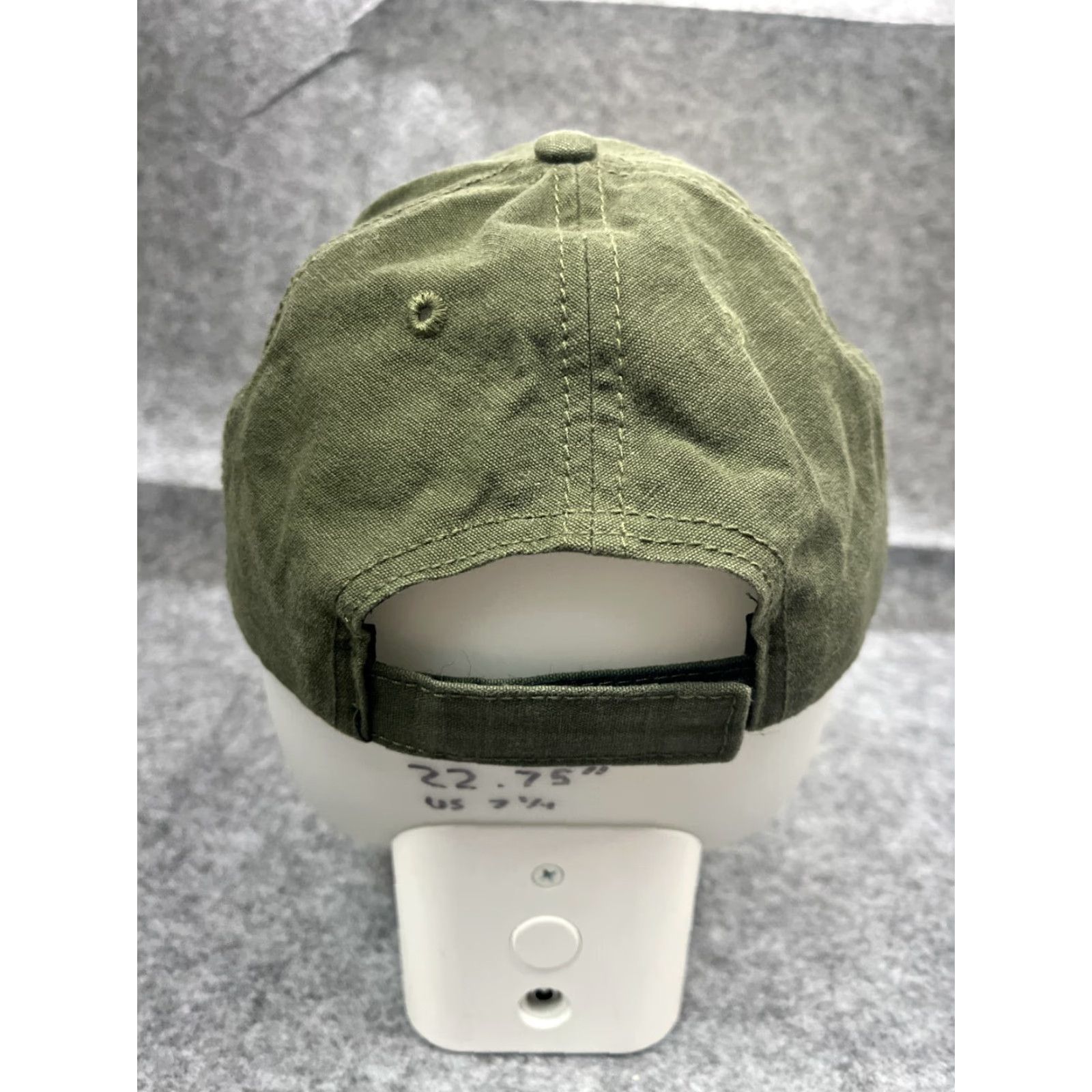 Vintage PUGS USA Flag Hat Cap Trucker One Size Green 100% Cotton Adjustable Mens Hat / Cap Adult Green Flag USA Theme Size ONE SIZE - 6 Thumbnail