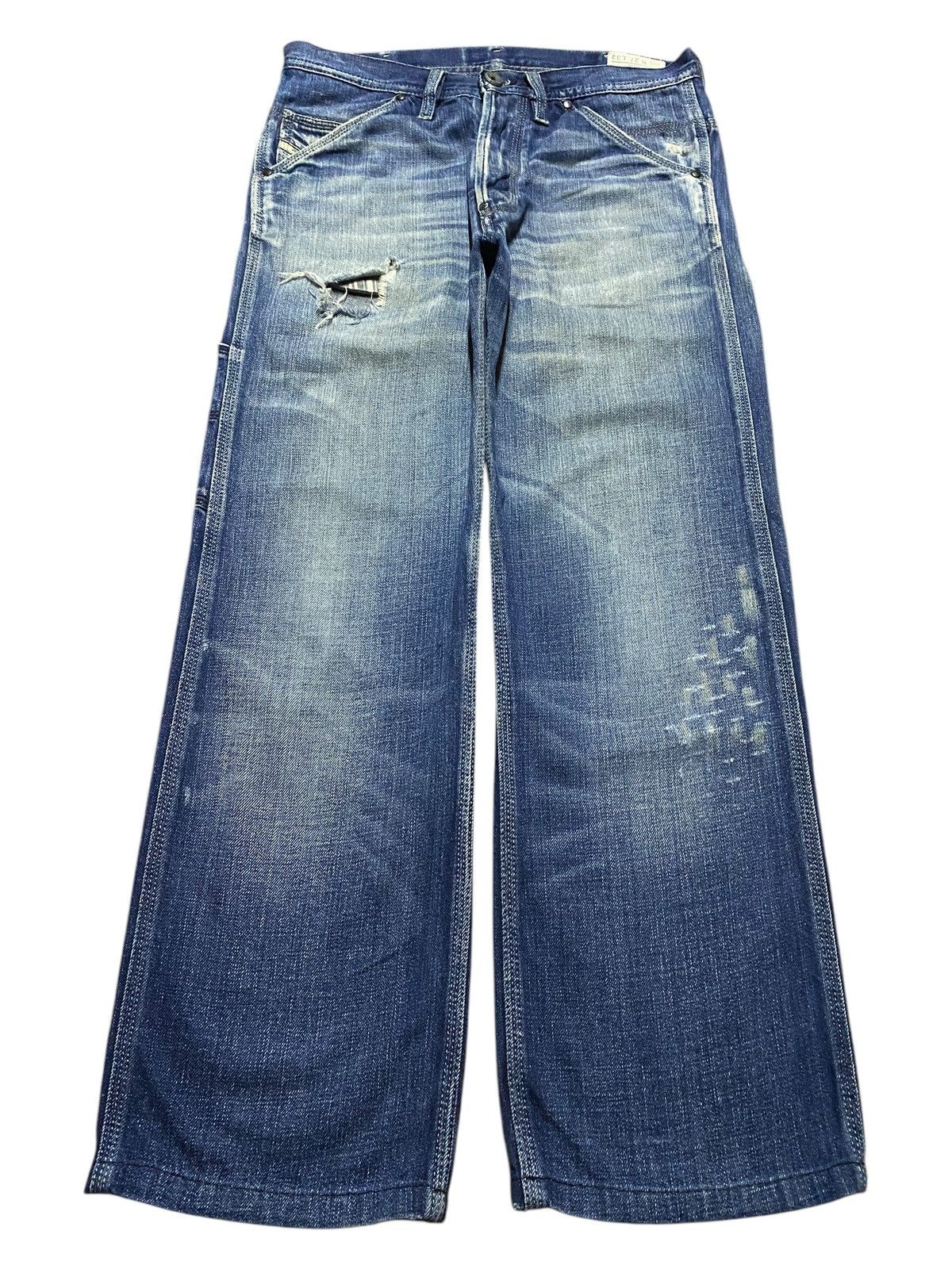 Diesel Black Gold Vintage Diesel New-Zulow (008TE) Distressed Loose Jeans Size US 30 / EU 46 - 1 Thumbnail