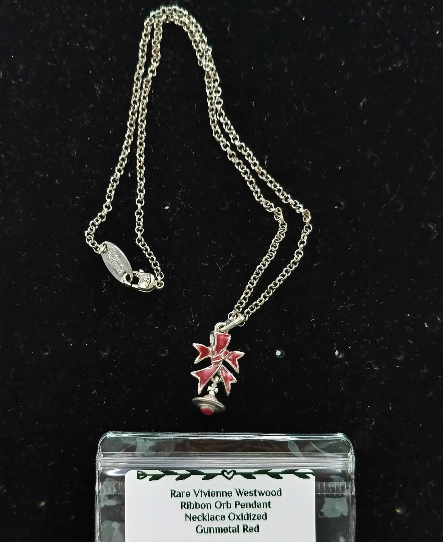 Vivienne Westwood Vivienne Westwood necklace with small ribbon orb Size ONE SIZE - 1 Thumbnail