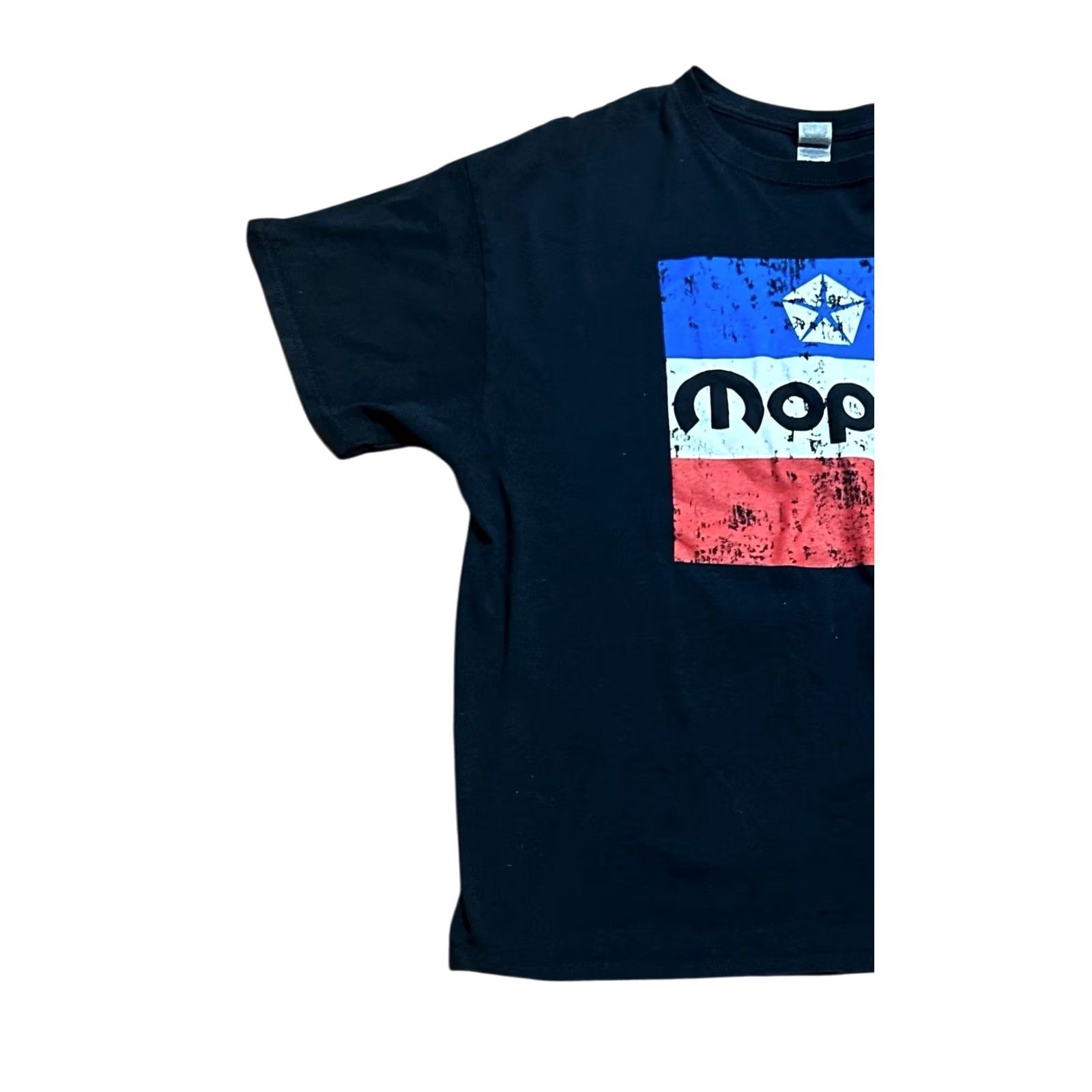 Vintage Mopar Vintage Black T-Shirt Short Sleeve Tee Men's XL Distressed Cars Parts Graphic Print Shirt Size US XL / EU 56 / 4 - 2 Thumbnail