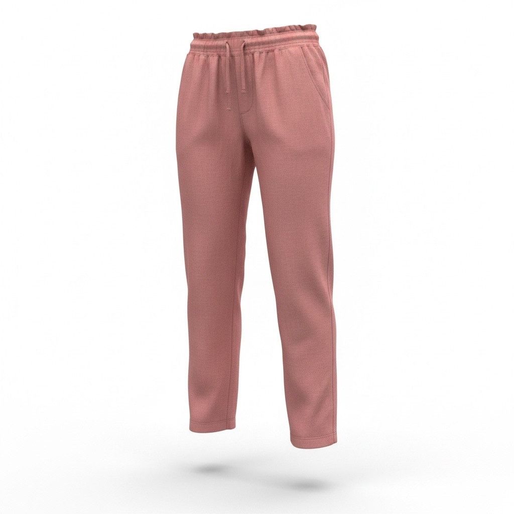 Loft LOFT Womens XS Coral Pink Pull On Pants Elastic Waist Size 26" / US 2 / IT 38 - 1 Thumbnail