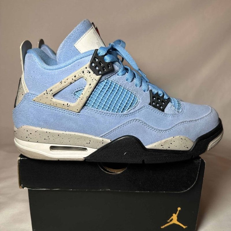 Jordan Brand × Nike Size 7.5 Nike Air Jordan 4 Retro University Blue Men's Shoes Size US 7.5 / EU 40-41 - 1 Thumbnail