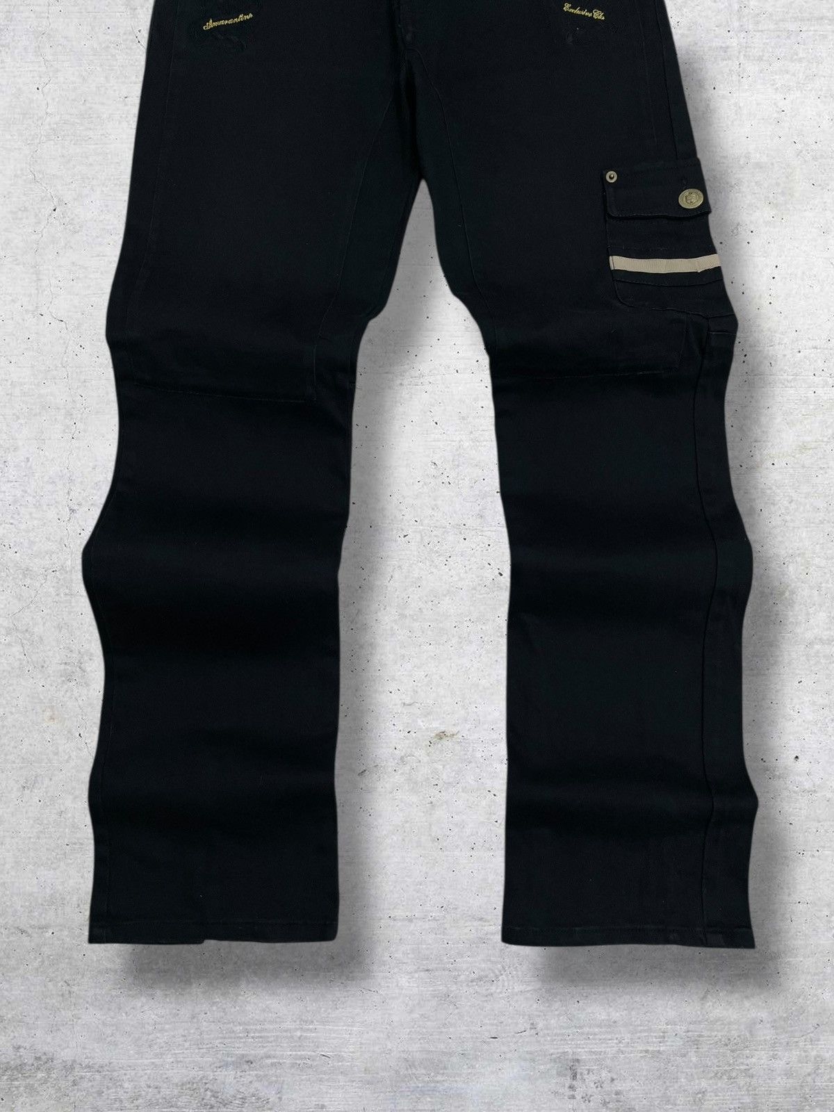Japanese Brand VINTAGE AMRANTINE 1990S JAPAN DESIGNER CARGO PUNK GOA PANT Size US 32 / EU 48 - 3 Thumbnail
