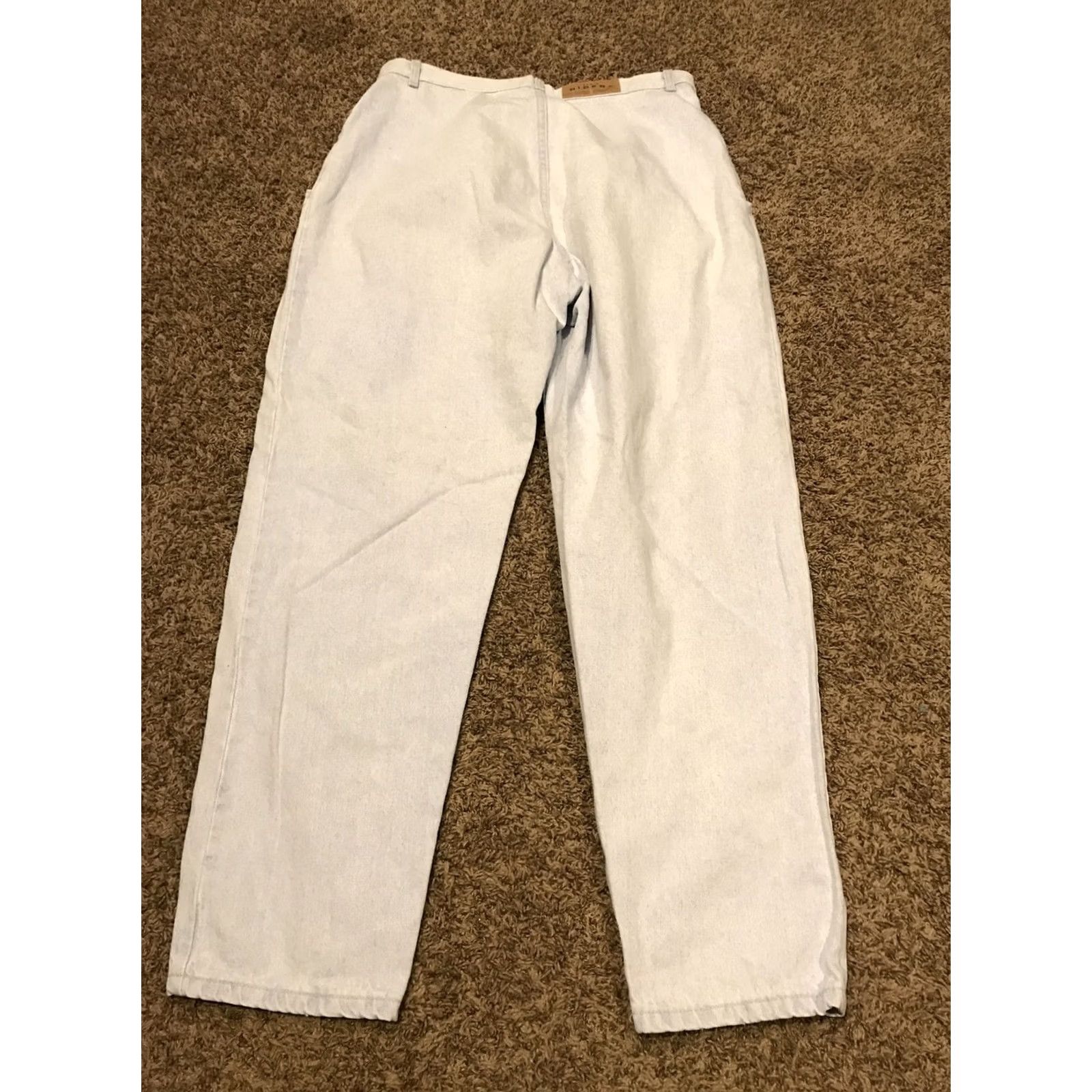 Lee VINTAGE Lee Riders Womens Jeans Mom 16M Blue Light Wash 34in Waist 29in Inseam USA B19 Size 38" / US 16 / IT 52 - 4 Thumbnail