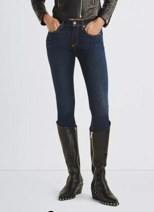Rag & Bone Rag and Bone Cate Ankle Skinny Jean High Stretch Denim 25 Size 25" / US 0 / IT 36 - 1 Thumbnail