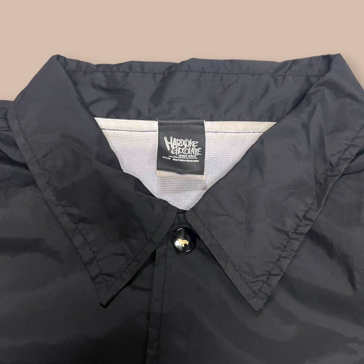 Japanese Brand HARDCORE CHOCOLATE HARDCC Nylon Coach Jacket 2020 Size US XL / EU 56 / 4 - 13 Thumbnail