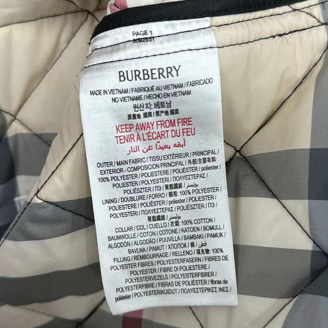 Burberry Burberry Black Quilted Mid-Length Padded Jacket 14Y NWT Size XS / US 0-2 / IT 36-38 - 6 Thumbnail
