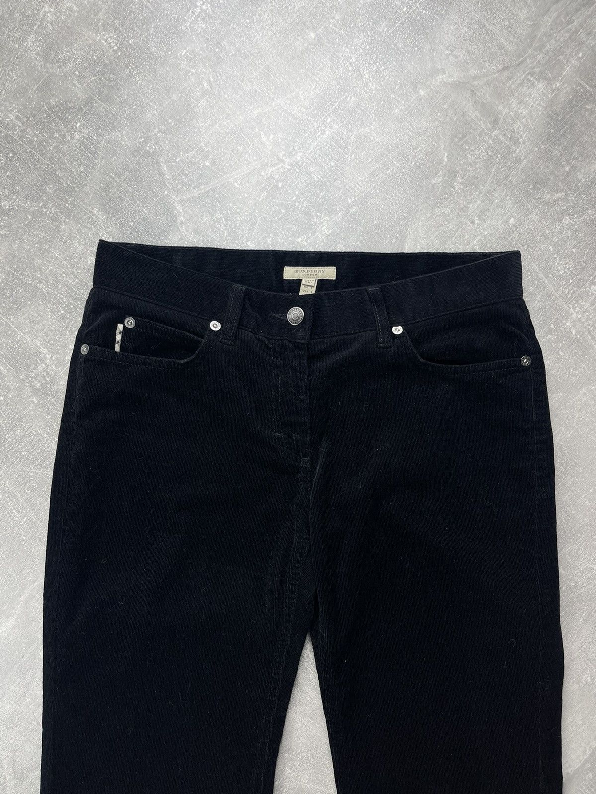 Burberry Burberry London Black Corduroy Cropped Pants Size 40" / US 18 - 8 Thumbnail