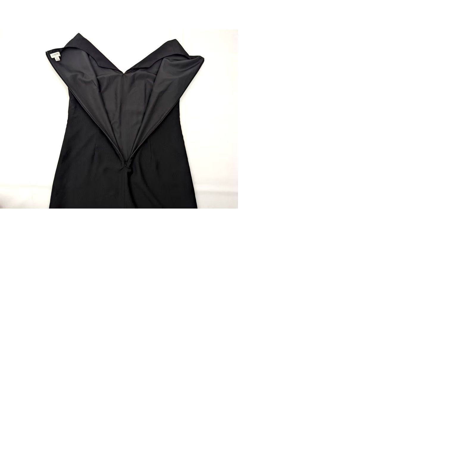 J.Crew J.Crew Black Sleeveless V-Neck Midi Dress Women 6 Black Minimalist Style Pencil Dress Modern Workwear Size M / US 6-8 / IT 42-44 - 10 Thumbnail