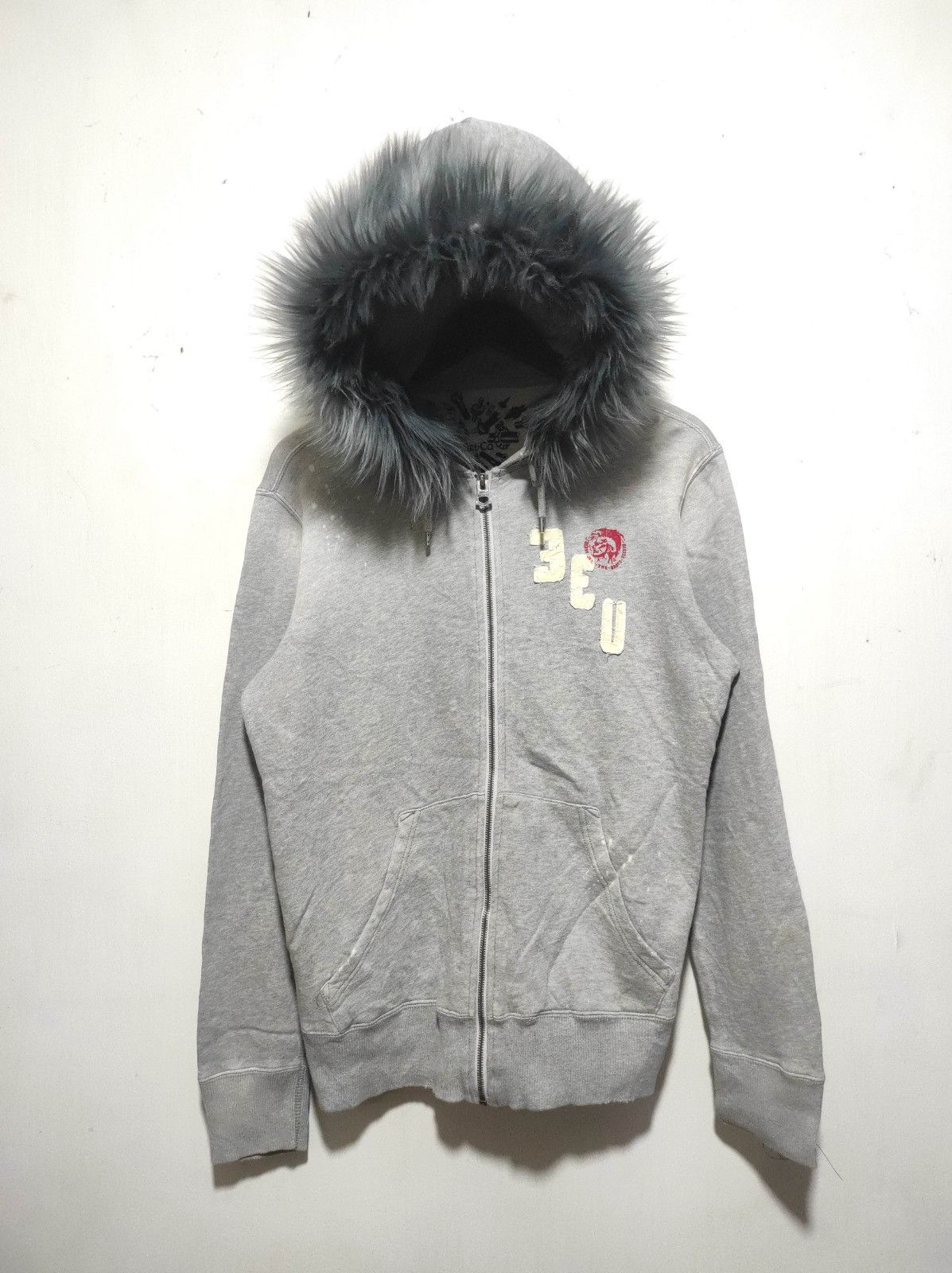 Diesel Diesel zipper fur hoodie ifsix LGB style Size US L / EU 52-54 / 3 - 3 Thumbnail