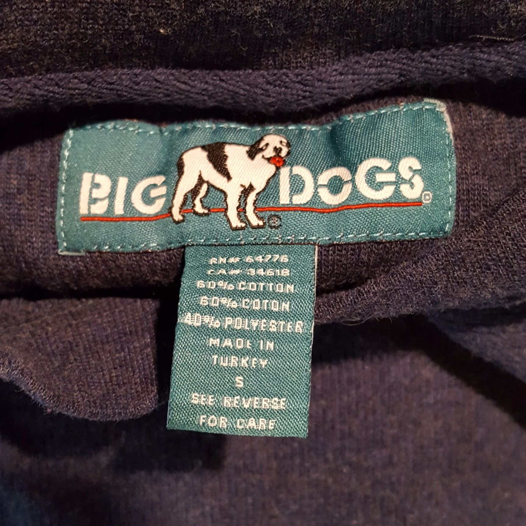 Big Dogs VINTAGE Big Dogs Striped Knit Sweater Size S 2000s Y2K Skater Grunge Pullover Knit Shirt Mens Blue 90s Fall Winter Vintage Size US S / EU 44-46 / 1 - 6 Thumbnail