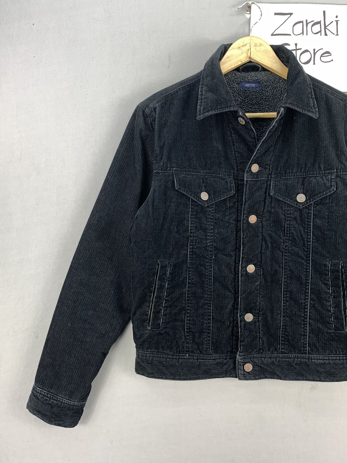 Uniqlo Y2K Uniqlo Corduroy Trucker Jacket Size US S / EU 44-46 / 1 - 4 Thumbnail