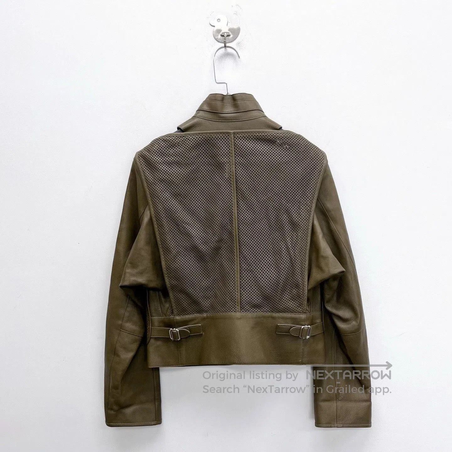 Hermes Hermes Showpiece Leather Short Jacket. Size XXS / US 00 / IT 34 - 2 Thumbnail