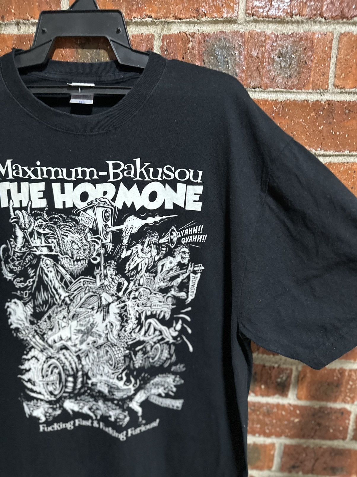 Japanese Brand Thrasher Vintage Maximum Bakusou The Hormone Tee Size US XXL / EU 58 / 5 - 8 Thumbnail