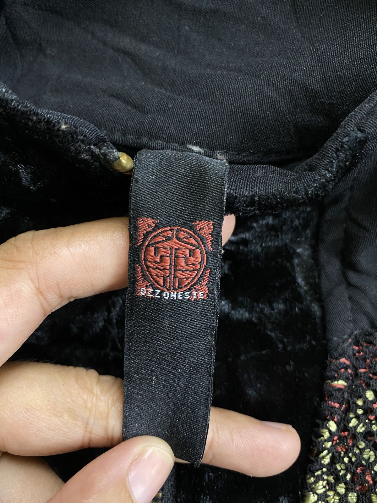 If Six Was Nine 🔥Rare Vintage Ozz Oneste Dragon Printed Bondage Punk Jacket Size XS / US 0-2 / IT 36-38 - 10 Thumbnail