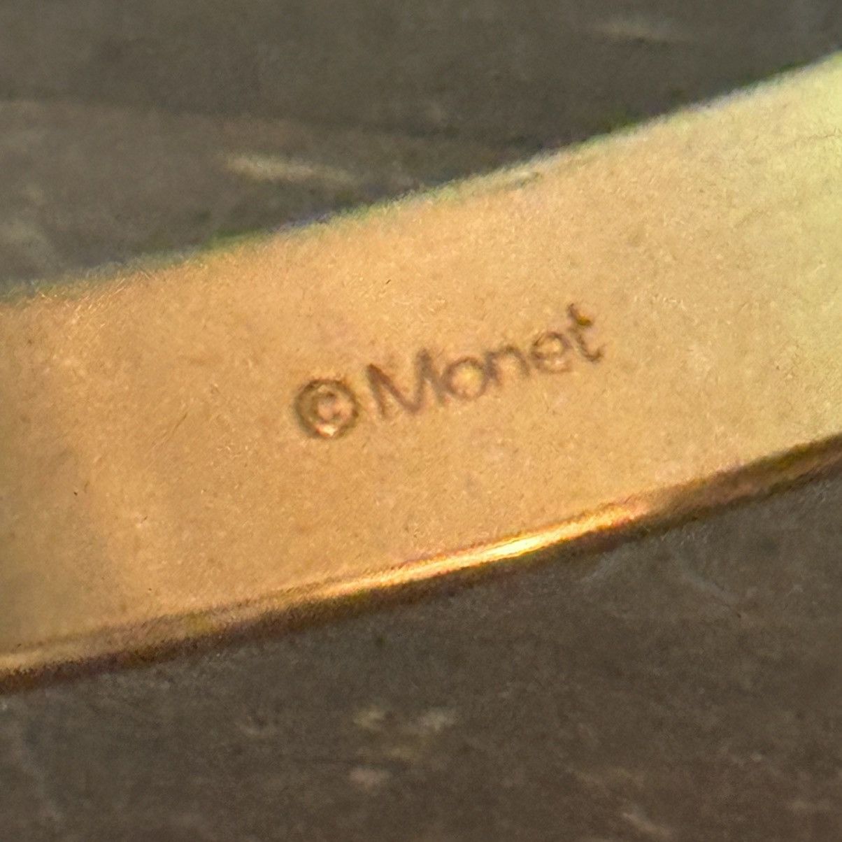 Monet Vintage Monet gold tone bangle bracelet Size ONE SIZE - 4 Thumbnail