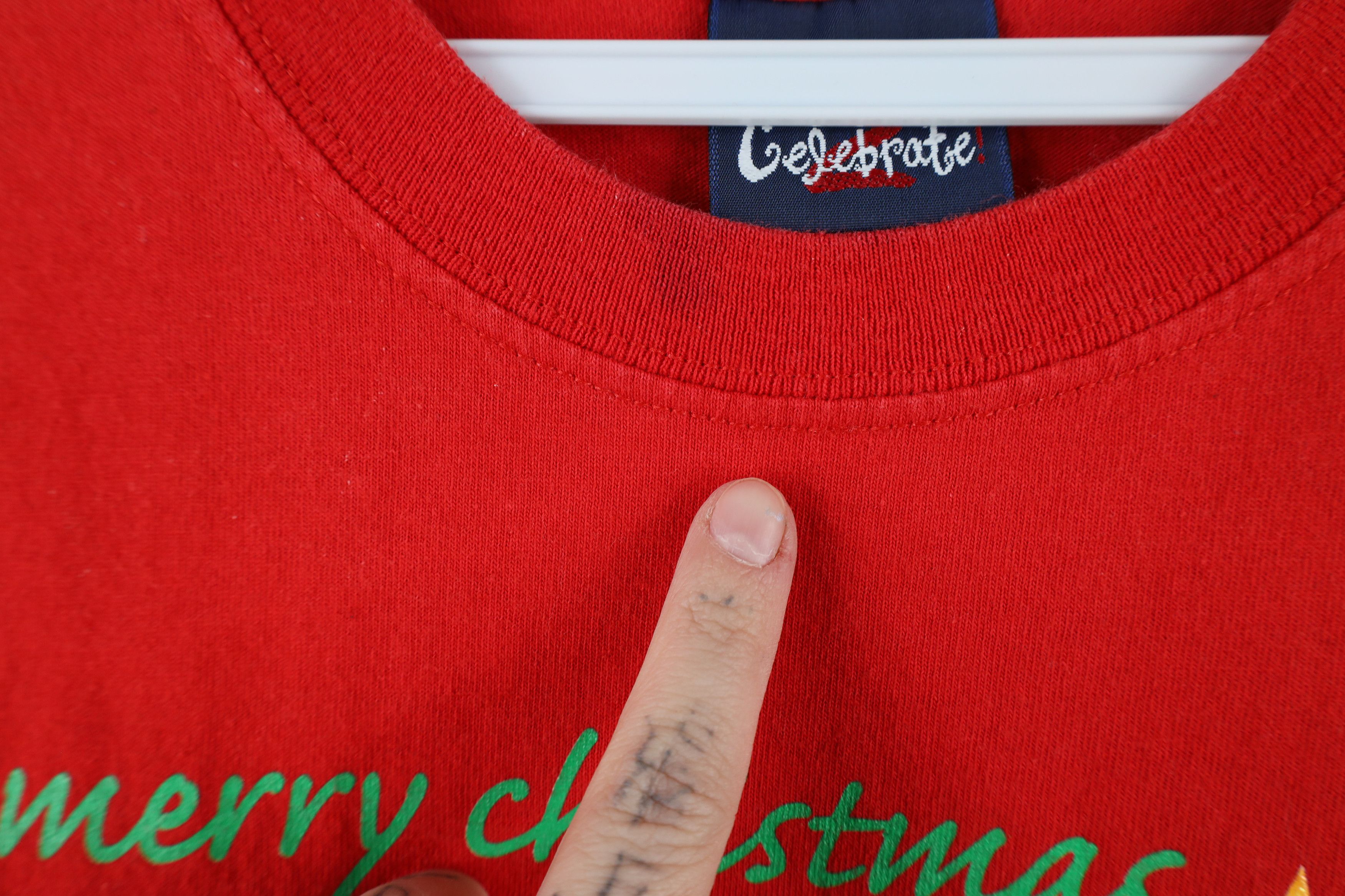 Vintage Vintage 90s Streetwear Merry Christmas Snowman Tree T-Shirt Size M / US 6-8 / IT 42-44 - 7 Thumbnail