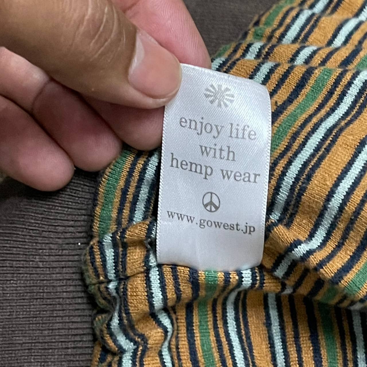 go slow caravan Vintage Gohemp Gowest Yellow Division Fleece Deep Pile Vest Size US L / EU 52-54 / 3 - 9 Thumbnail