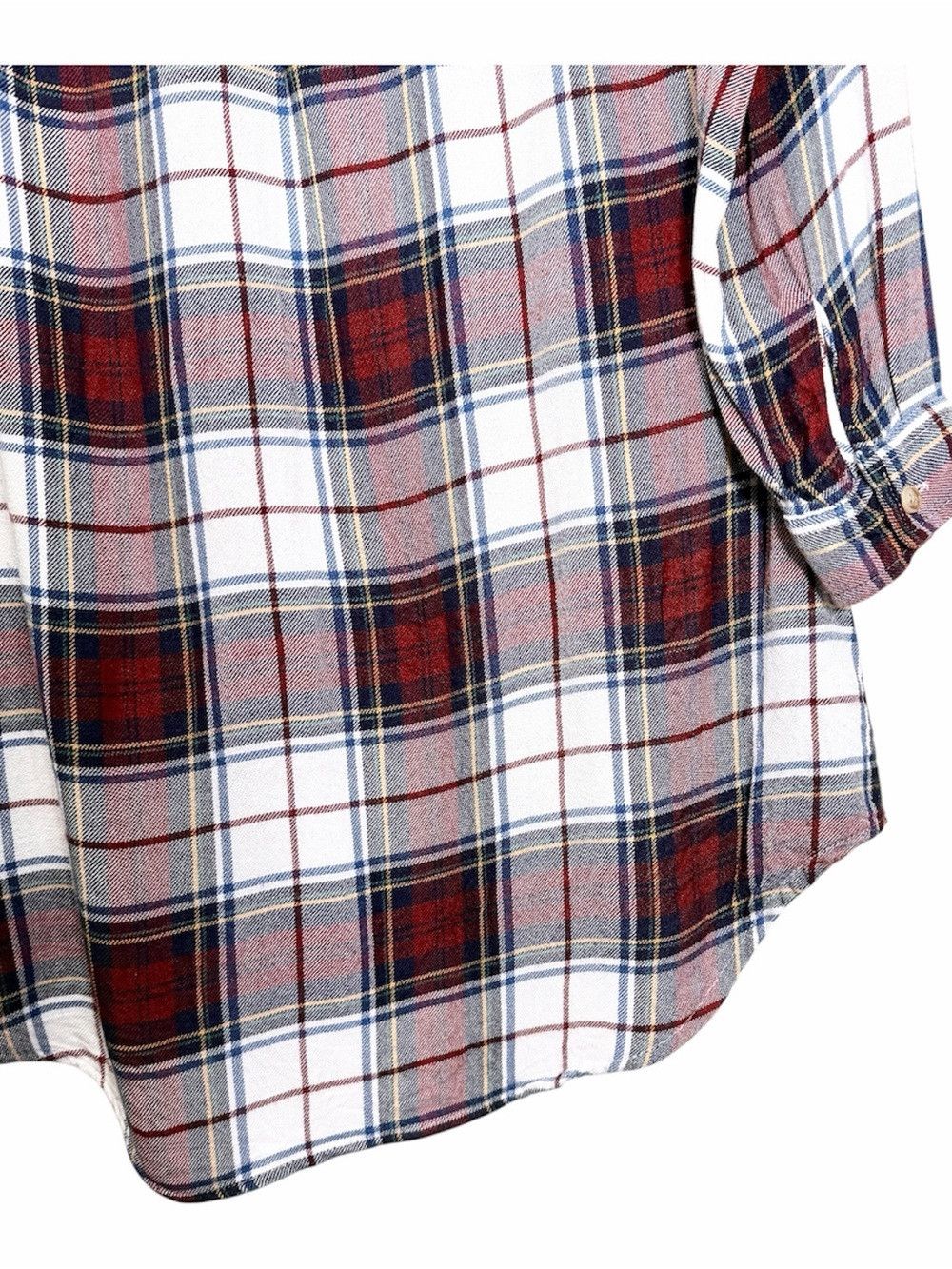 Anthropologie Women’s Plaid Flannel Tunic Shirt Dress Size Large Size L / US 10 / IT 46 - 9 Thumbnail